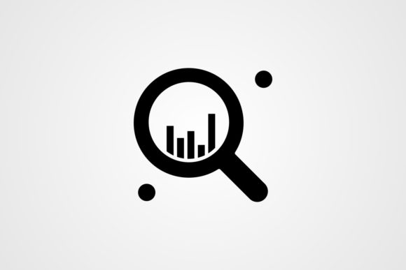 Download Vector Marketing Analysis Glyph Icon - Market Collection