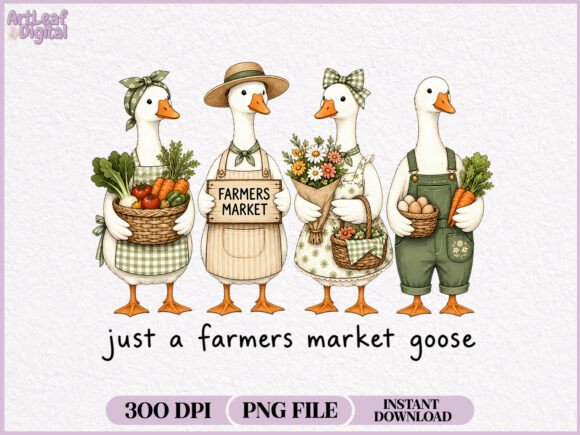 Download Just a Farmers Market Goose PNG - Market Collection