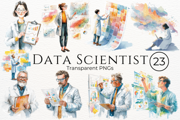 Download Data Scientist Watercolor Clipart - Art Collection