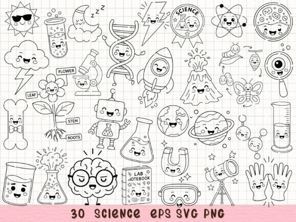 Download Cute Science Clipart STEM Classroom - Art Collection