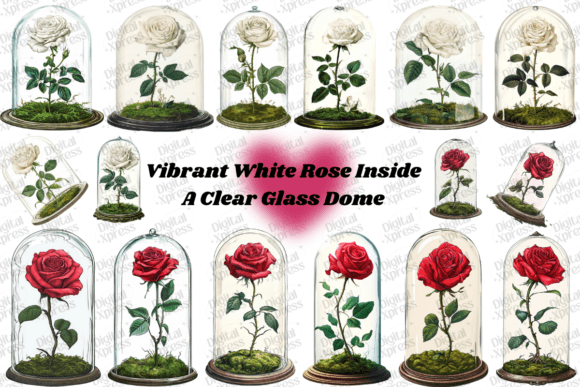 Download Rose Inside a Clear Glass PNG - Clear Collection
