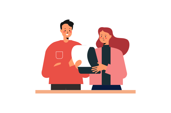 Download Business Discussion Concept Flat Design - Discussion Collection