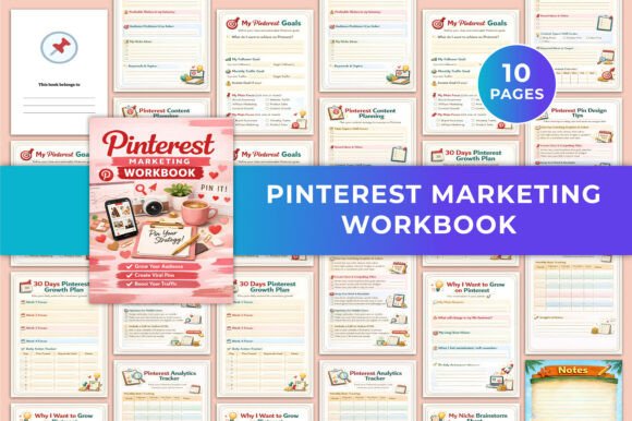 Download Pinterest Marketing Workbook KDP - Market Collection