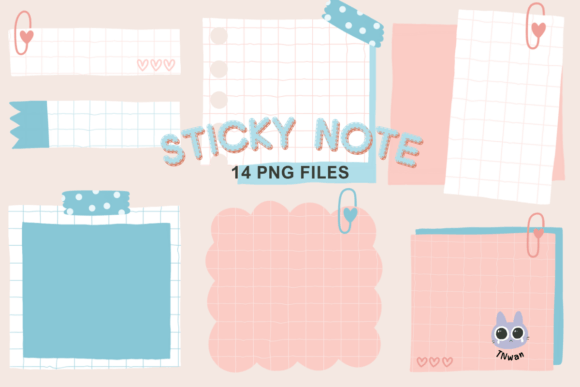 Download Digital Planner GoodNotes Sticker Note - Digital Collection