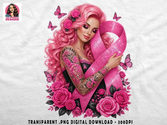 Download Pink Ribbon Glam | Awareness Beauty Art - Art Collection
