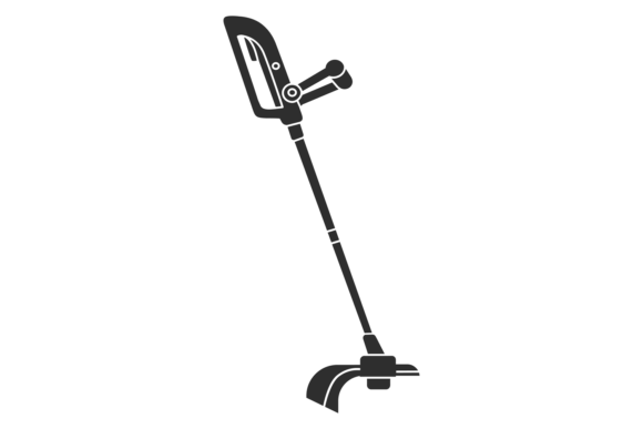 Download Lawn Trimming Device Black Icon. Garden - Device Collection