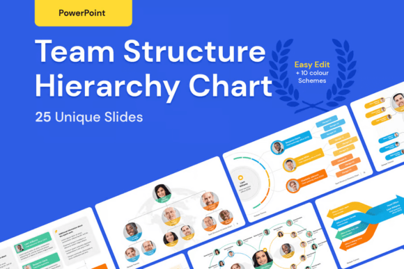 Download Team Structure Hierarchy Chart PowerPoin - Art Collection