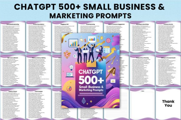 Download ChatGPT 500+ Small Business &amp; Marketing - Market Collection