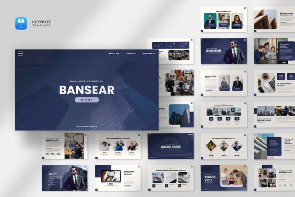 Download Annual Report Keynote Template - Annual report Collection