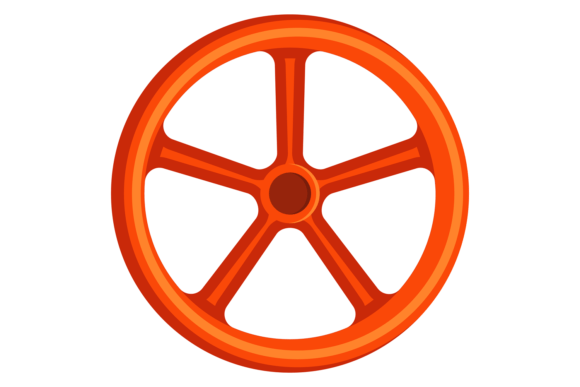 Download Valve Round Hand Wheel. Industry Cartoon - Art Collection