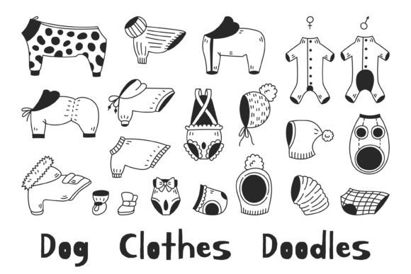 Download Dog Clothes Outfit Doodles PNG Clipart - Art Collection