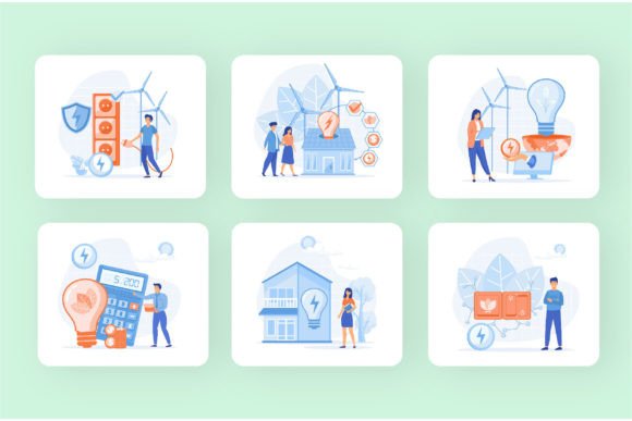 Download Smart Industry Set Bundle Illustration - Art Collection