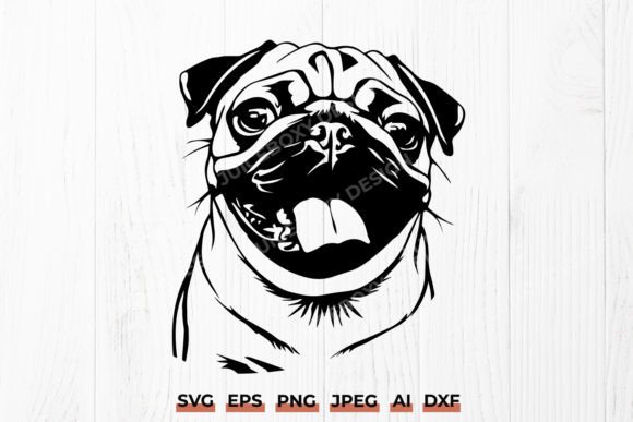 Download Pug SVG, Dog Lover SVG Pet Owner Clipart - Art Collection