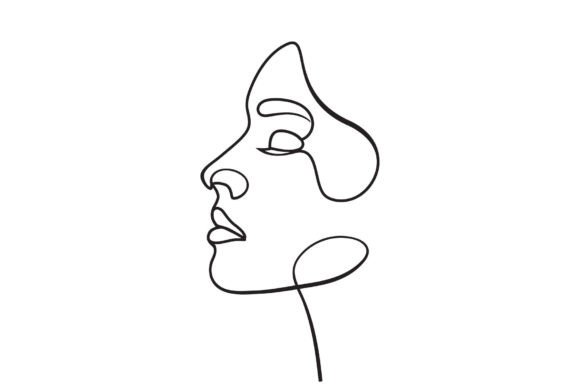 Download Young Girl Modern Minimalist Line Art - Art Collection