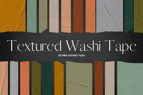 Download Boho Colourful Washi Tape Clipart - Art Collection