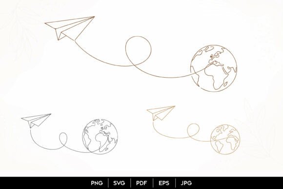 Download Paper Plane Travel Line Art SVG - Art Collection