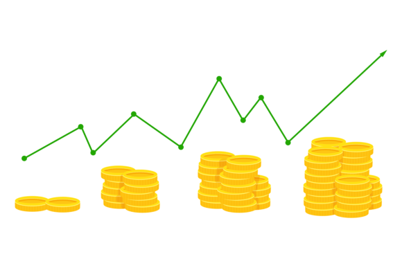 Download Financial Statistics. Money Chart with L - Art Collection