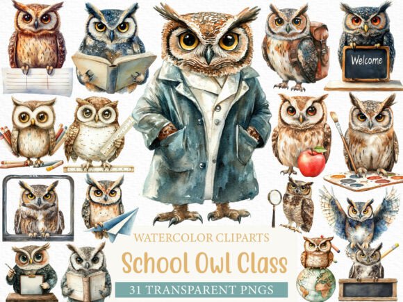 Download School Clipart School Owl Classroom - Art Collection