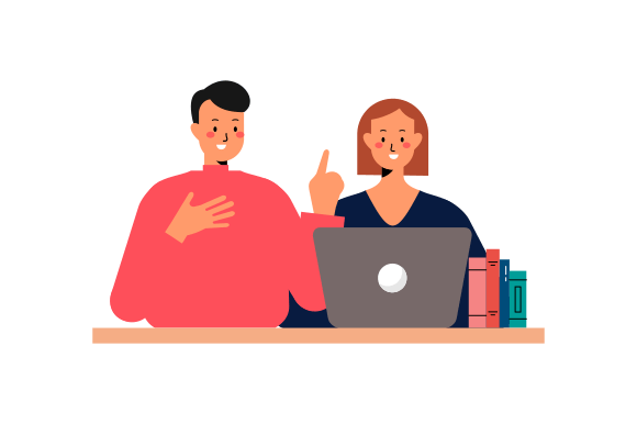 Download Business Discussion Concept Flat Design - Discussion Collection