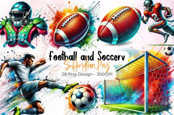 Download Dynamic Football and Soccer Clipart - Art Collection