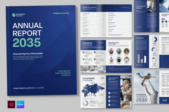 Download Annual Report Template - Annual report Collection