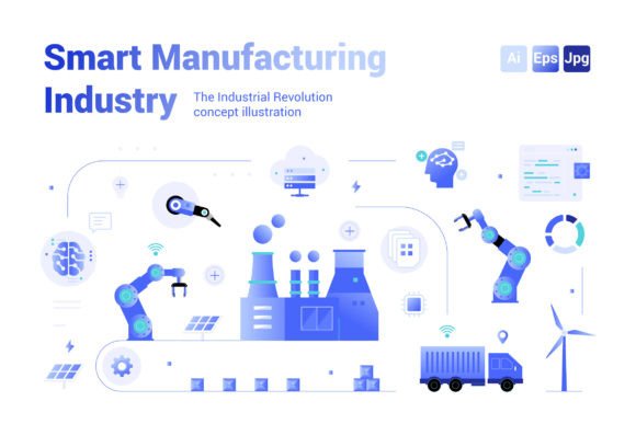 Download Smart Manufacturing Industry - Art Collection