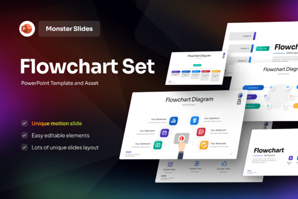 Download Flowchart Set PowerPoint Template - Art Collection