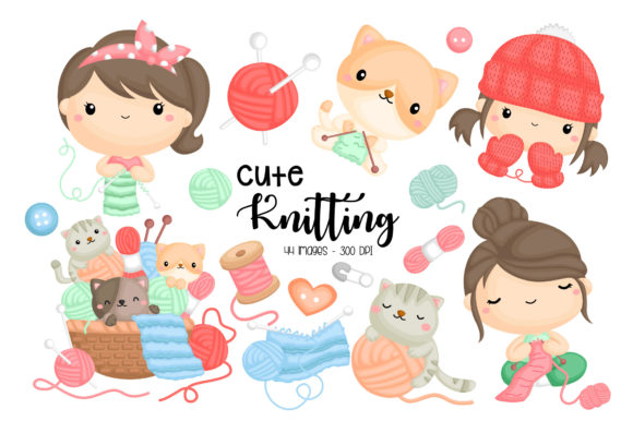 Download Knitting Clipart - Working Clipart - Art Collection